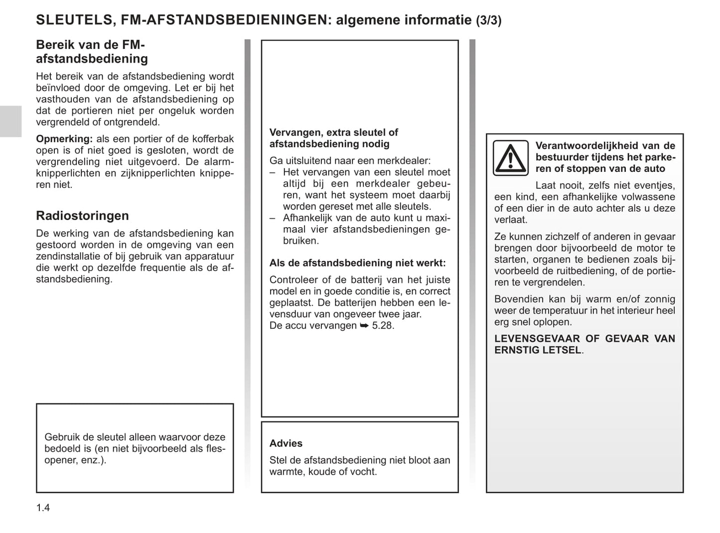 2022-2023 Renault Trafic Owner's Manual | Dutch