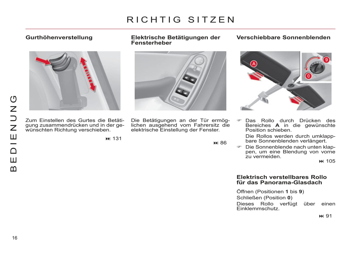 2011-2013 Citroën C4 Picasso/Grand C4 Picasso Owner's Manual | German