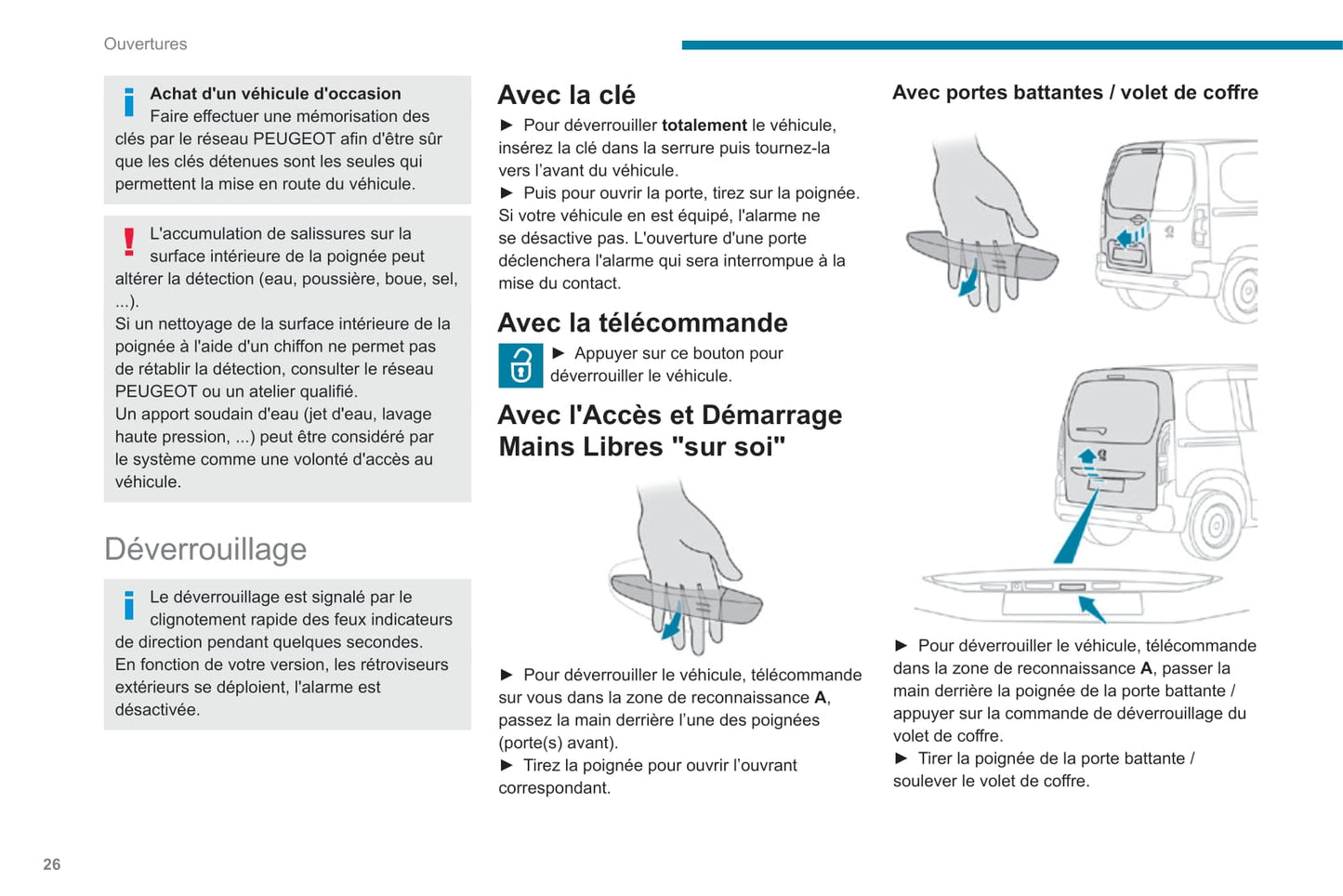 2019-2022 Peugeot Rifter Manuel du propriétaire | Français