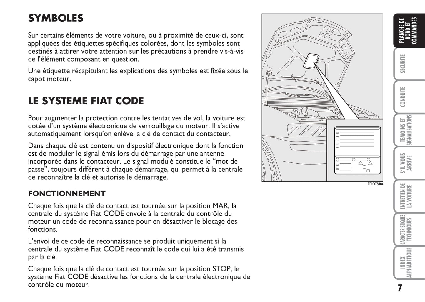 2009-2010 Fiat Punto Owner's Manual | French