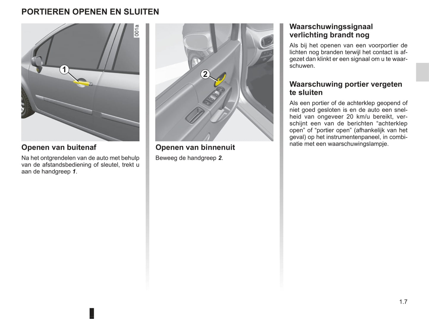 2008-2013 Renault Modus/Grand Modus Manuel du propriétaire | Néerlandais