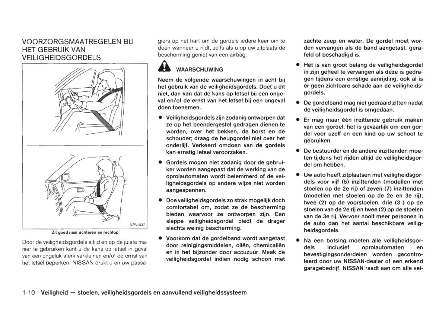 2011-2012 Nissan Pathfinder Owner's Manual | Dutch