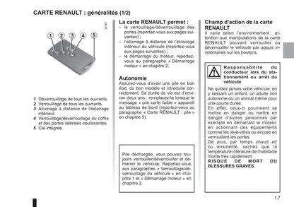 2018-2019 Renault Trafic Owner's Manual | French