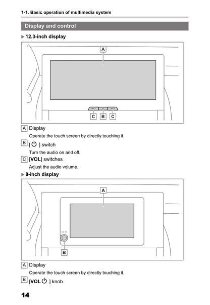 Toyota bZ4X Multimedia Owner's Manual 2022 - 2023