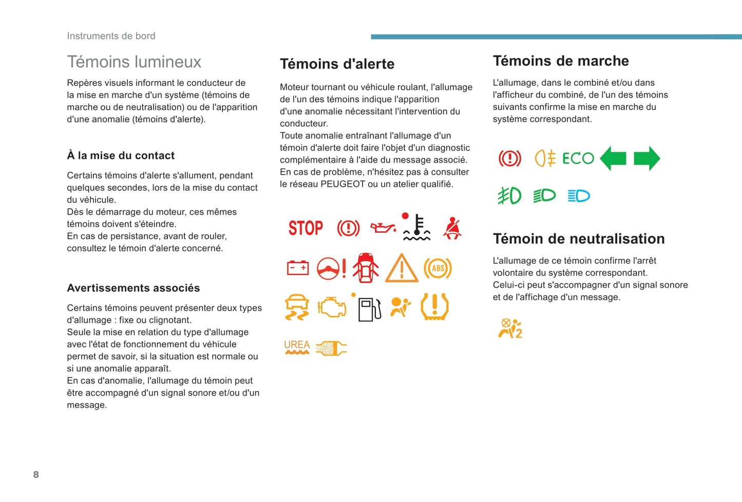 2017-2018 Peugeot Partner/Partner Tepee Manuel du propriétaire | Français