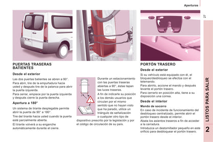 2013-2014 Peugeot Expert Tepee Manuel du propriétaire | Espagnol