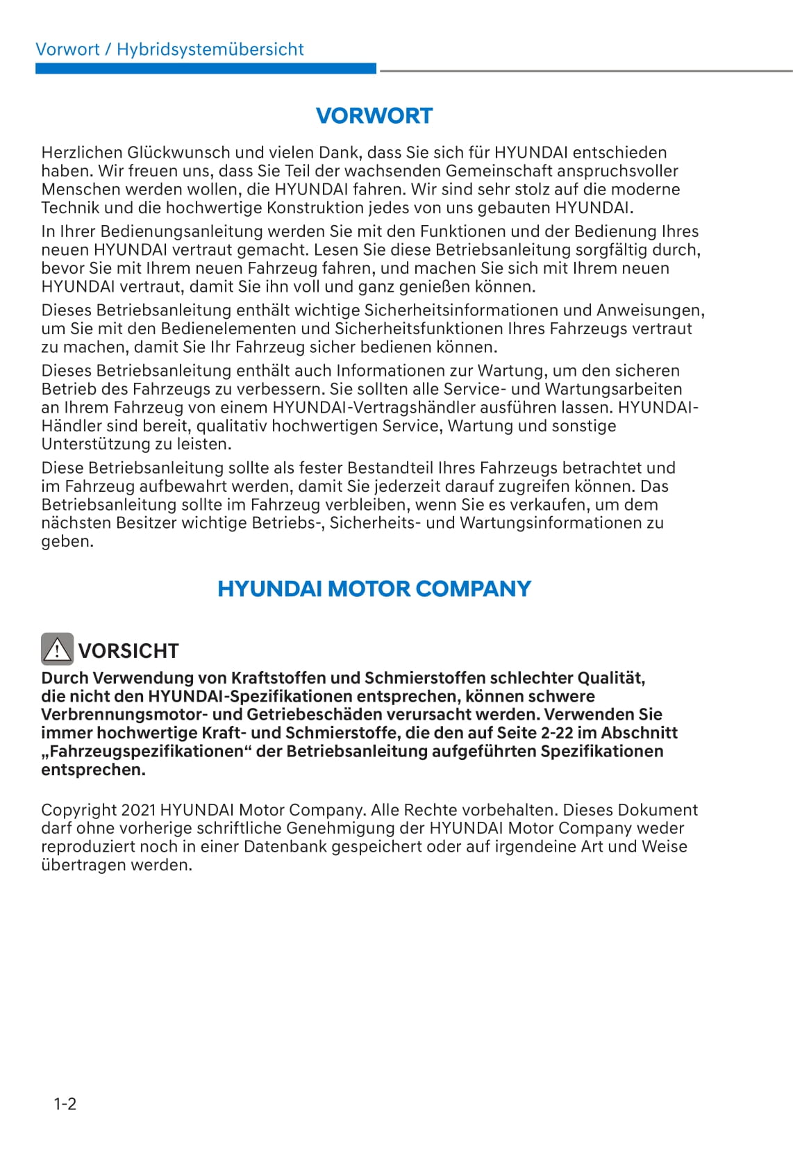 2021-2023 Hyundai Santa Fe Manuel du propriétaire | Allemand