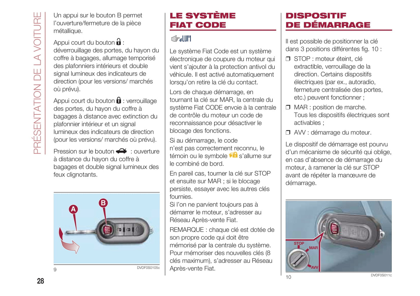 2015-2019 Fiat 500/500c Manuel du propriétaire | Français