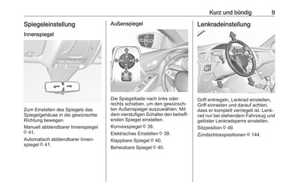2017-2018 Opel Grandland X Owner's Manual | German