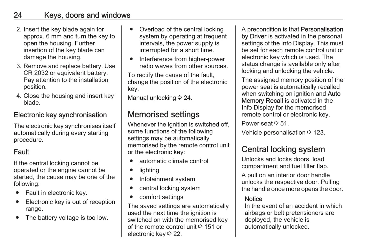 2019-2020 Vauxhall Astra Owner's Manual | English