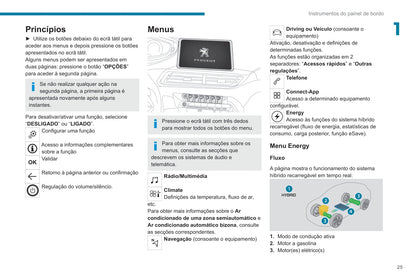 2020-2022 Peugeot 3008/5008 Owner's Manual | Portuguese
