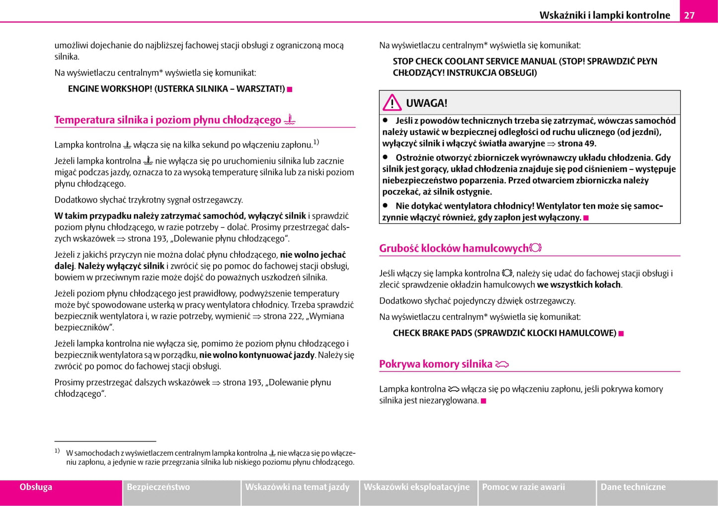 2007-2008 Skoda Superb Owner's Manual | Polish