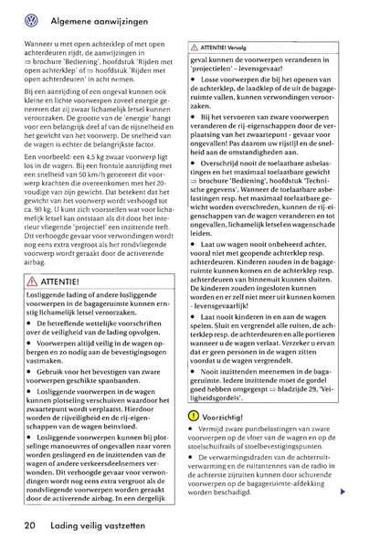 2009-2016 Volkswagen Caravelle/Multivan/Transporter Manuel du propriétaire | Néerlandais