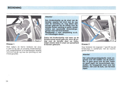 1991-1997 Volkswagen Golf Owner's Manual | Dutch