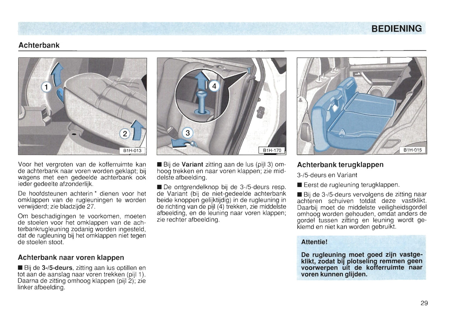 1991-1997 Volkswagen Golf Owner's Manual | Dutch