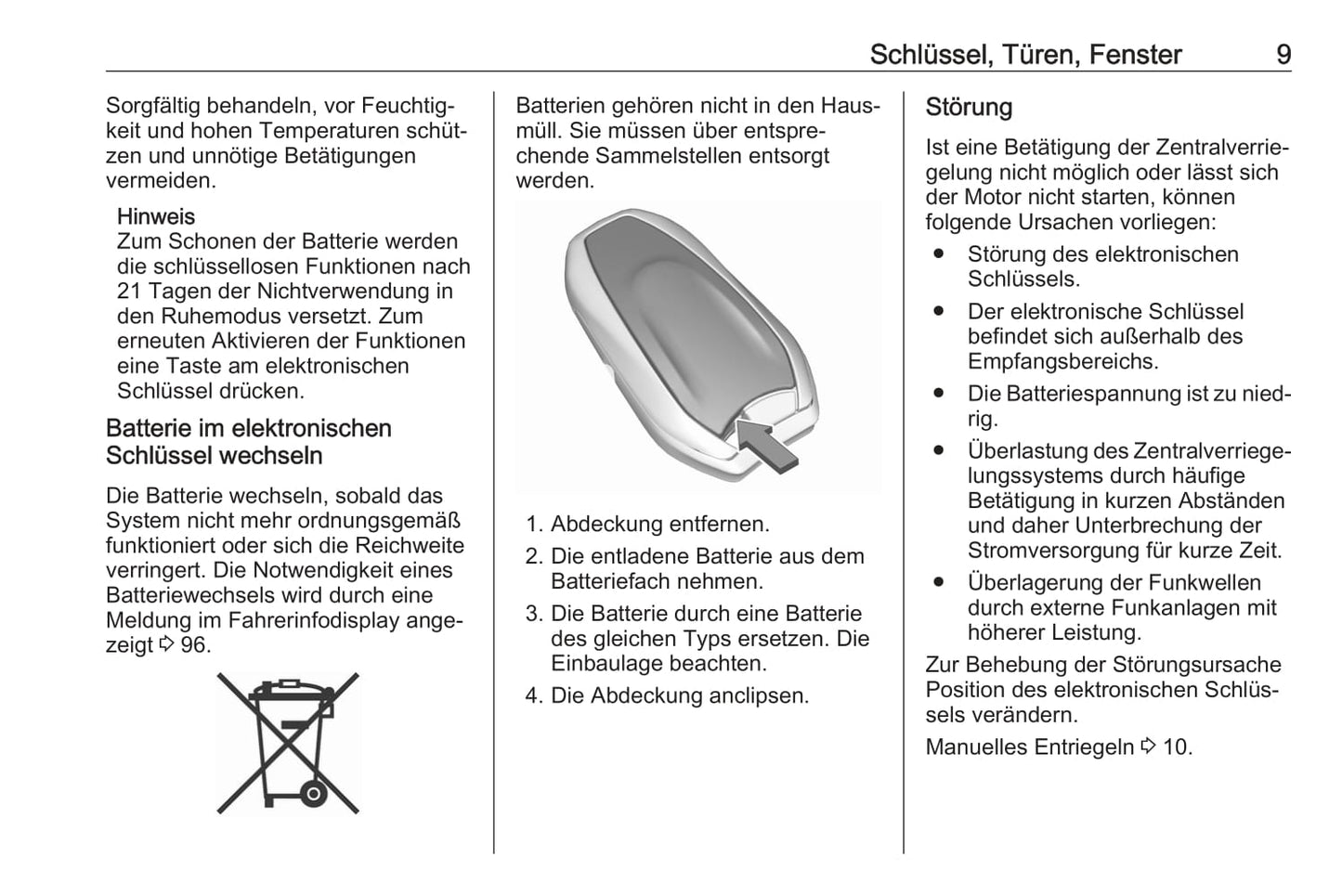 2021 Opel Grandland/Grandland Hybrid Owner's Manual | German