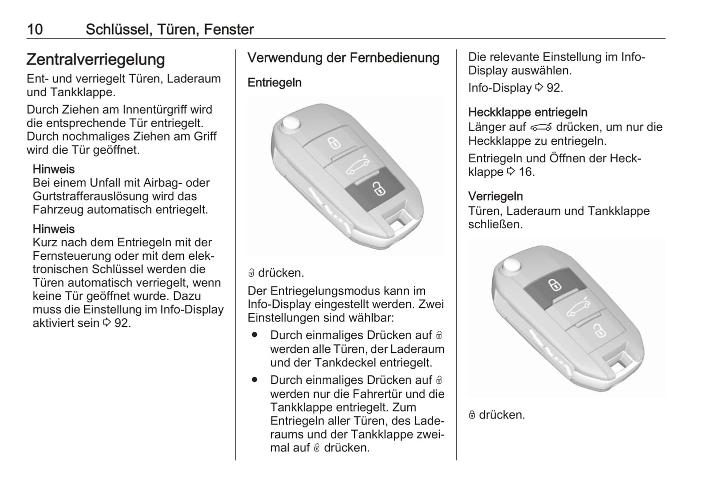 2021 Opel Grandland/Grandland Hybrid Owner's Manual | German