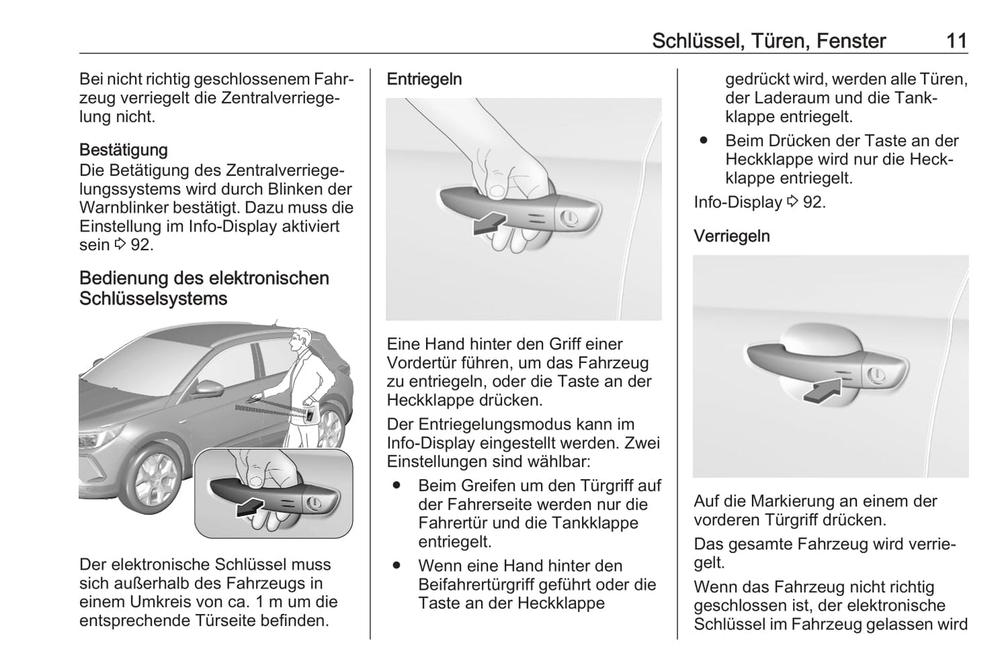 2021 Opel Grandland/Grandland Hybrid Owner's Manual | German