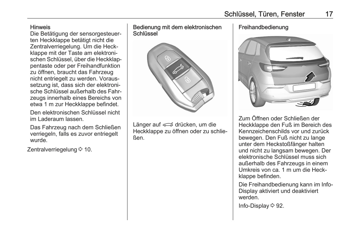 2021 Opel Grandland/Grandland Hybrid Owner's Manual | German