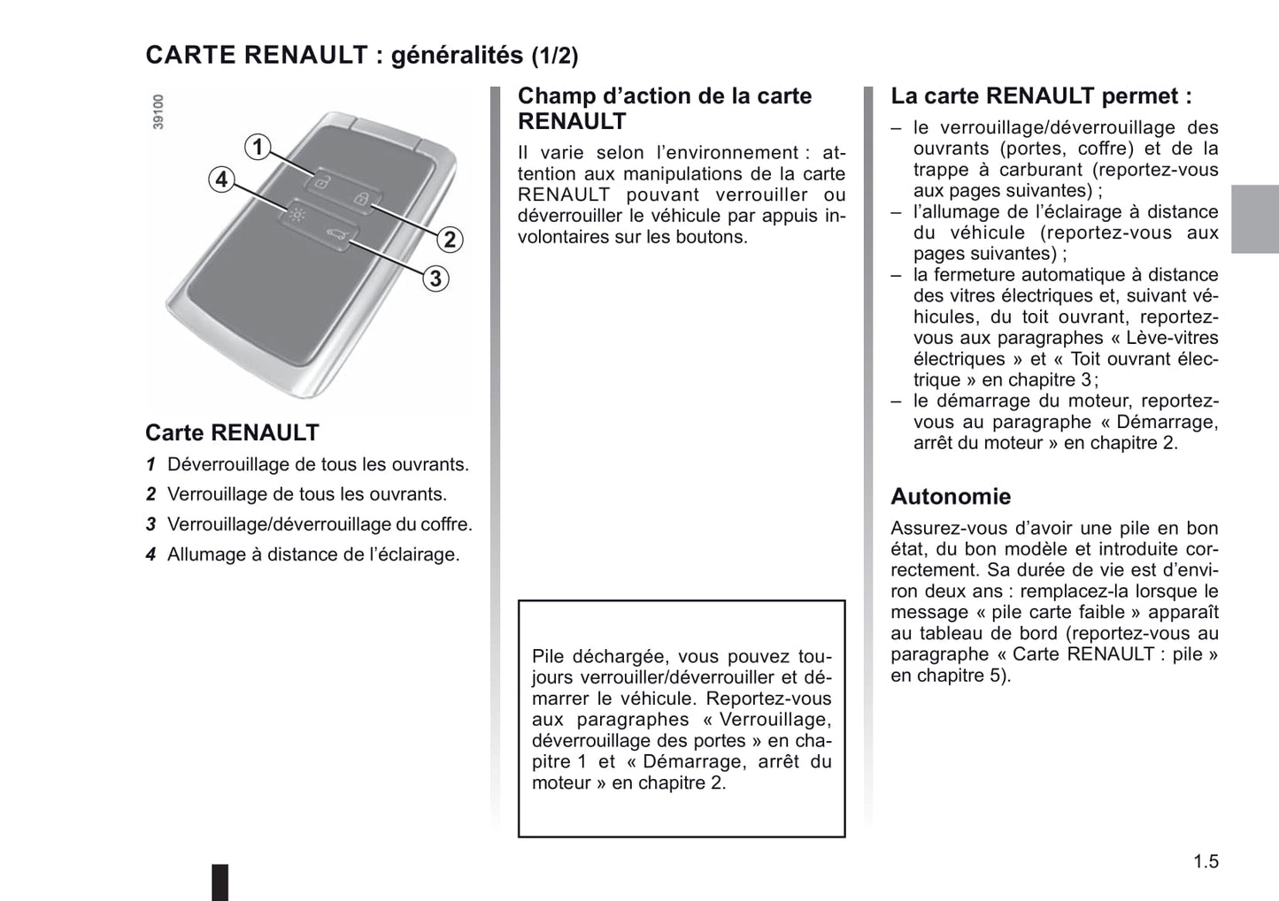 2016-2020 Renault Talisman Manuel du propriétaire | Français