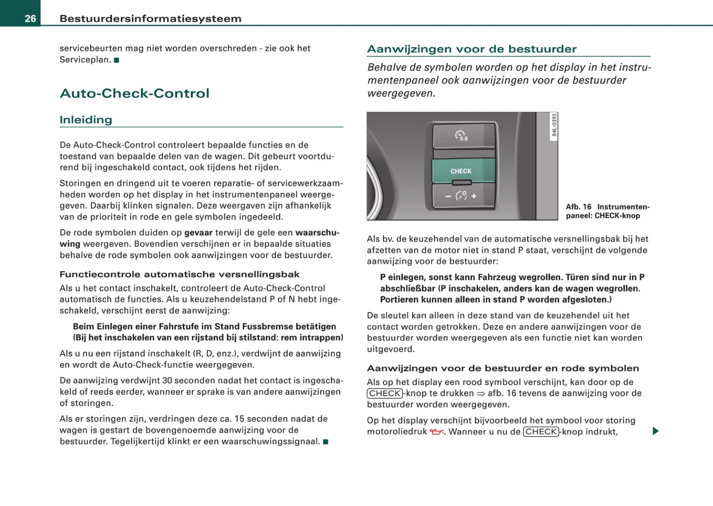 2006-2009 Audi Q7 Manuel du propriétaire | Néerlandais