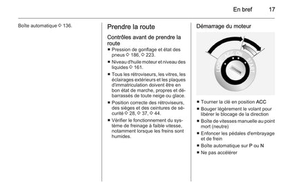 2015-2016 Opel Antara Owner's Manual | French