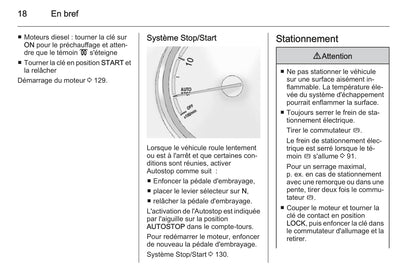 2015-2016 Opel Antara Owner's Manual | French