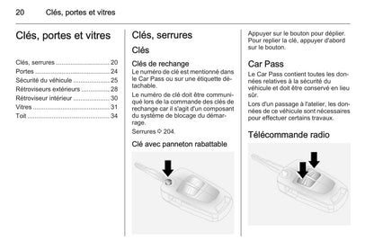 2015-2016 Opel Antara Owner's Manual | French