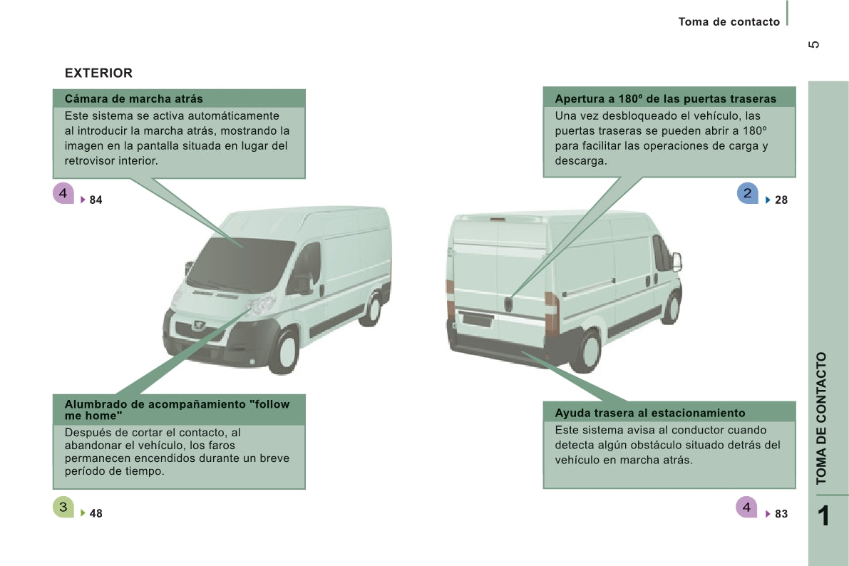 2013-2014 Peugeot Boxer Manuel du propriétaire | Espagnol