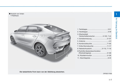 2017-2020 Hyundai i30 Manuel du propriétaire | Allemand