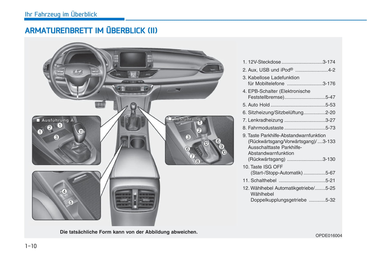 2017-2020 Hyundai i30 Manuel du propriétaire | Allemand