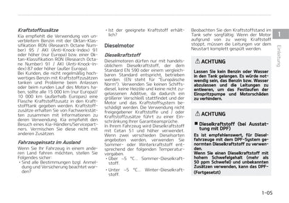 2019-2020 Kia Optima Owner's Manual | German