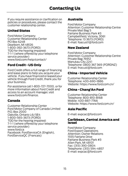 2022 Ford Maverick Owner's Manual | English