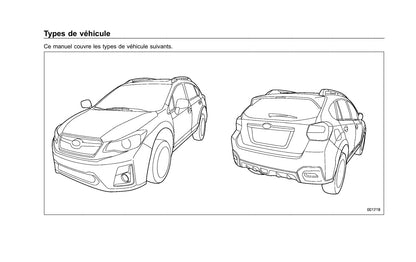 2016-2017 Subaru Crosstrek Manuel du propriétaire | Français