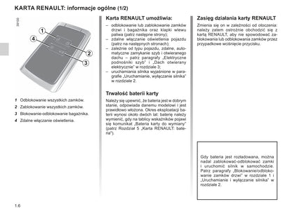 2018-2019 Renault Mégane Owner's Manual | Polish