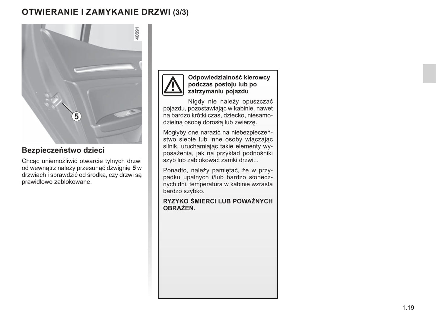 2016-2020 Renault Mégane Manuel du propriétaire | Polonais