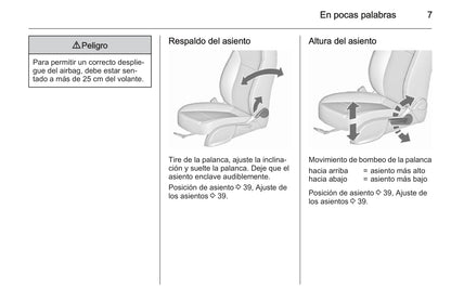 2015 Opel Zafira/Zafira Tourer Owner's Manual | Spanish