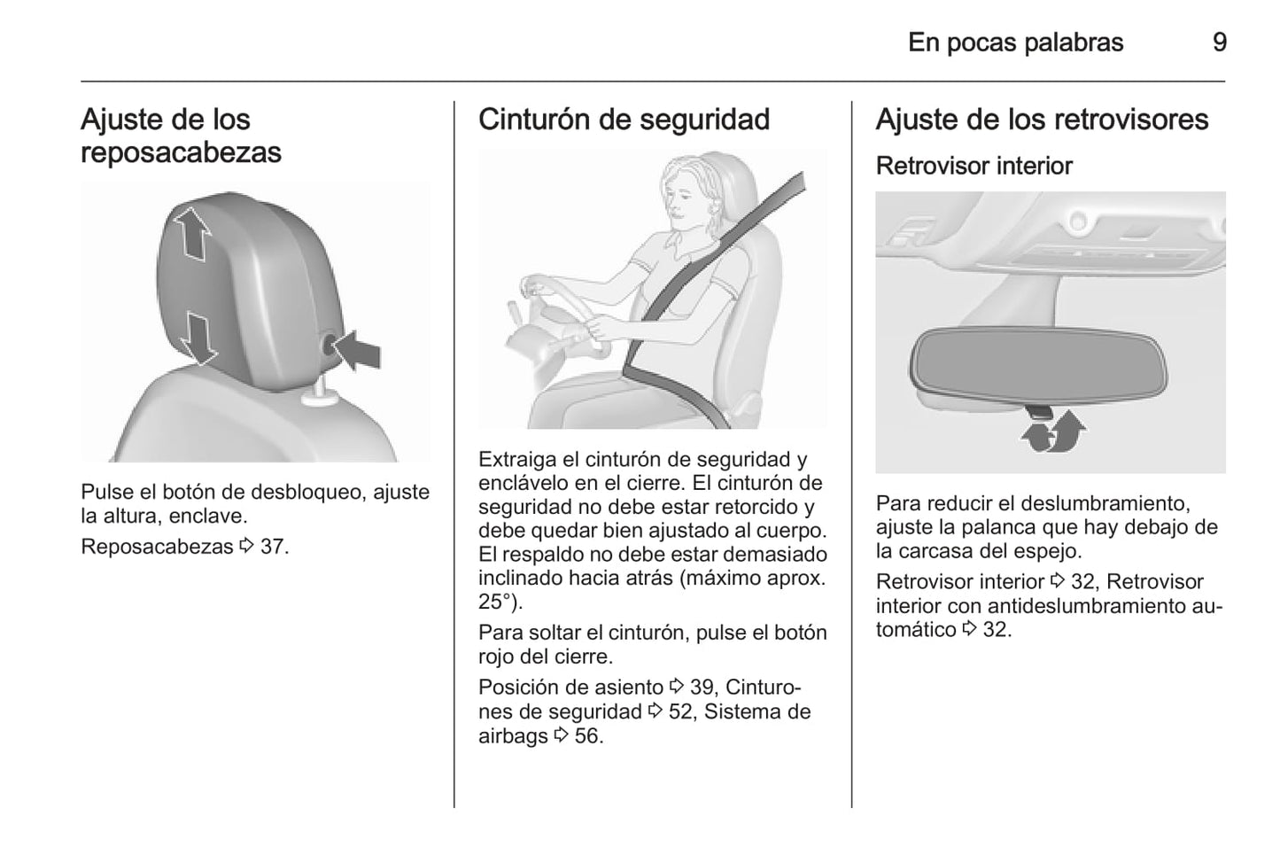 2015 Opel Zafira/Zafira Tourer Owner's Manual | Spanish