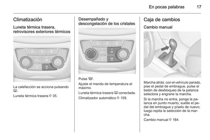 2015 Opel Zafira/Zafira Tourer Owner's Manual | Spanish