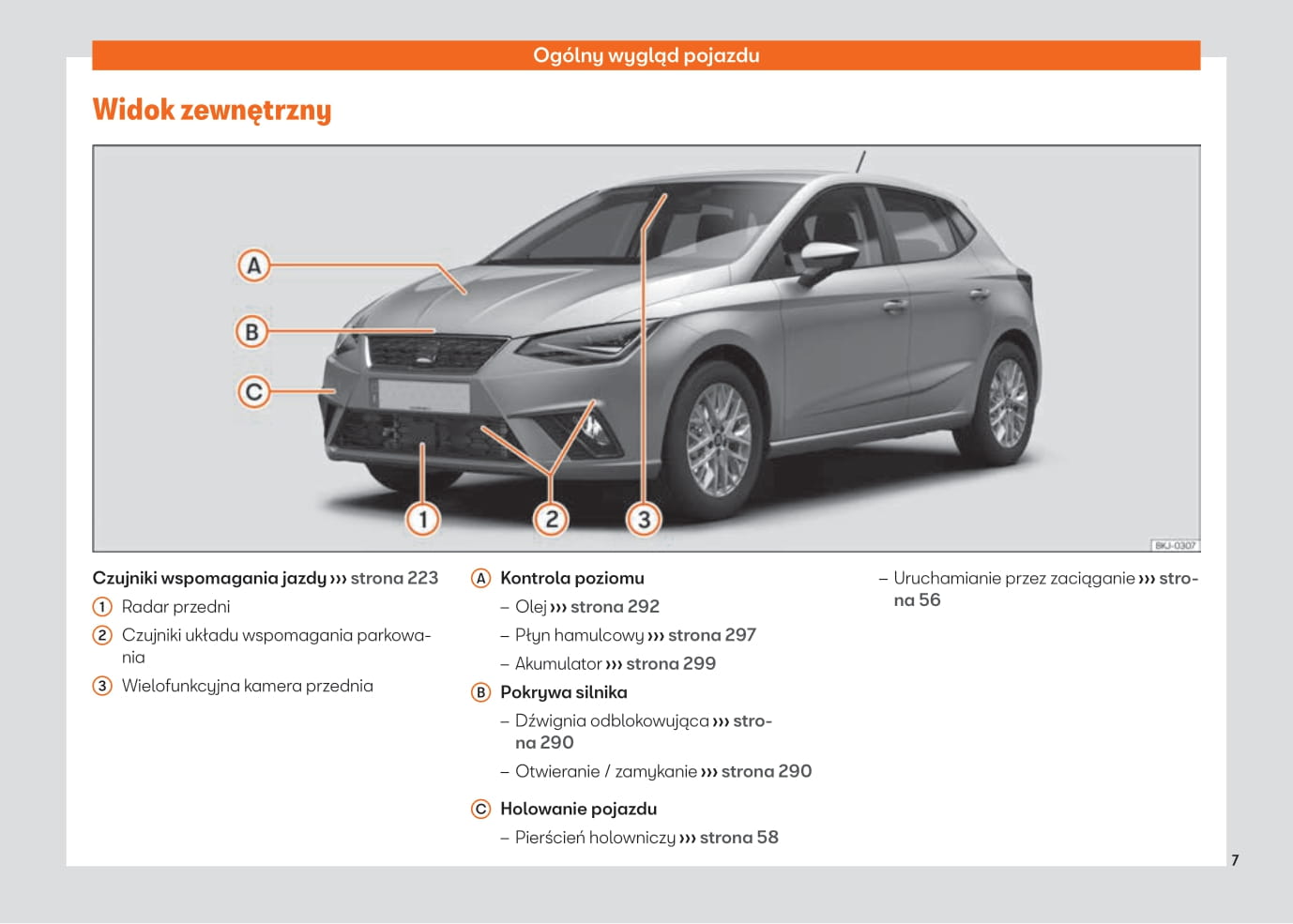 2021-2022 Seat Ibiza Owner's Manual | Polish