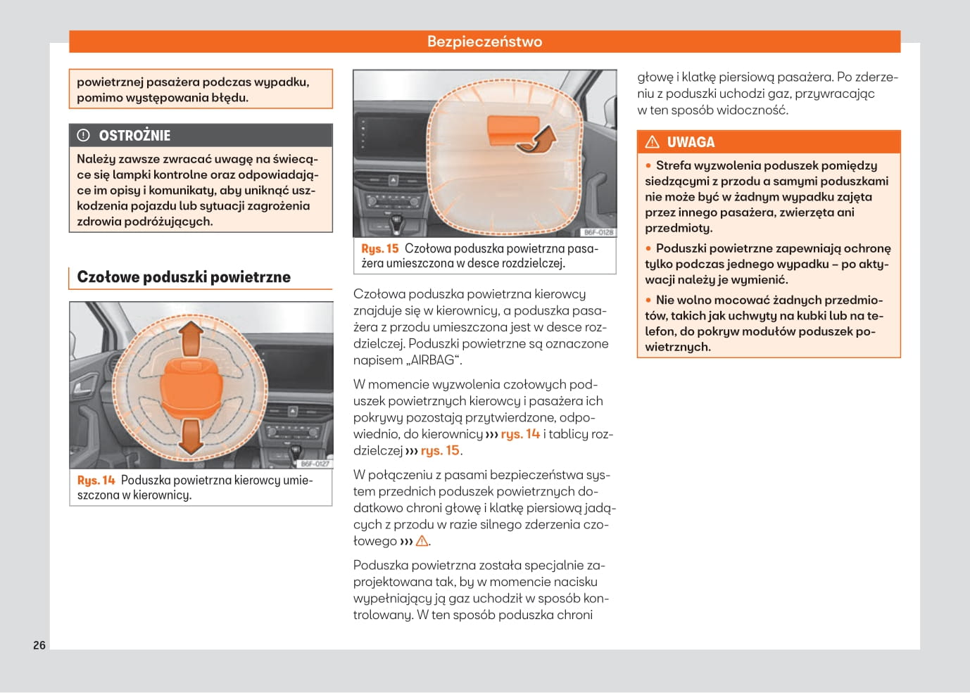 2021-2022 Seat Ibiza Owner's Manual | Polish