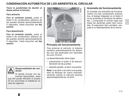 2012-2013 Renault Modus/Grand Modus Owner's Manual | Spanish