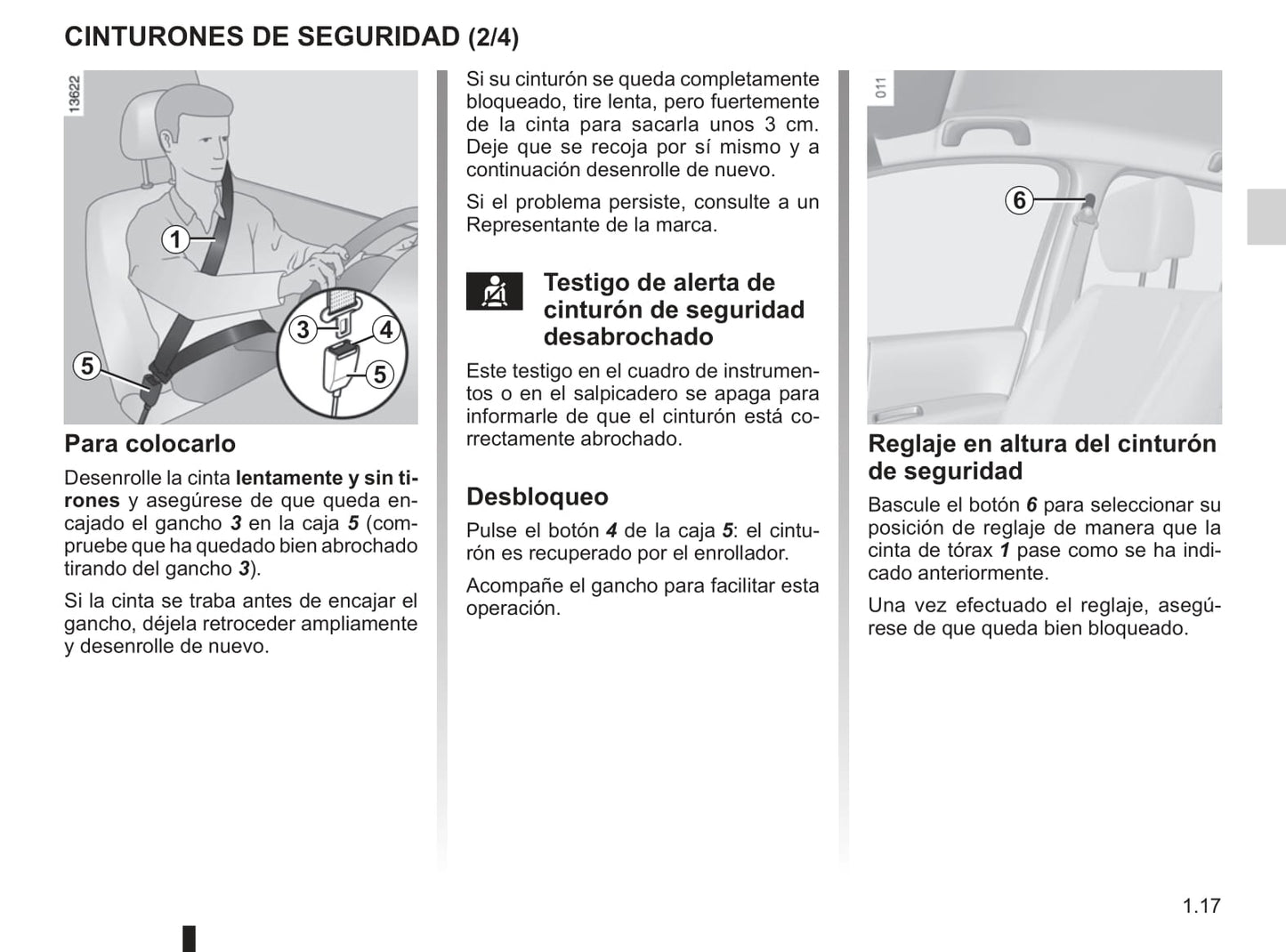 2012-2013 Renault Modus/Grand Modus Owner's Manual | Spanish