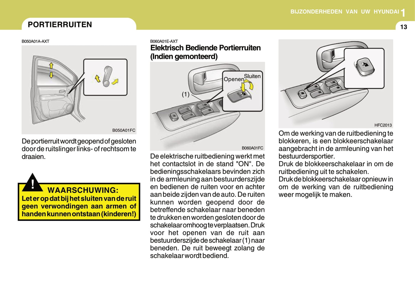 2006-2007 Hyundai Matrix Owner's Manual | Dutch