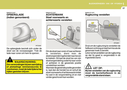 2006-2007 Hyundai Matrix Owner's Manual | Dutch