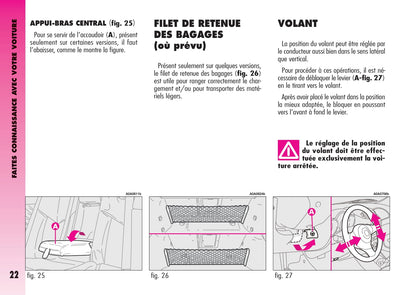 2007-2011 Alfa Romeo GT Owner's Manual | French