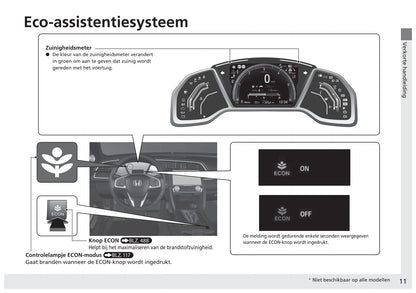 2017-2022 Honda Civic Manuel du propriétaire | Néerlandais