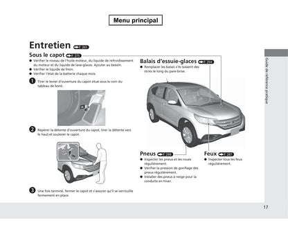 2013 Honda CR-V Owner's Manual | French