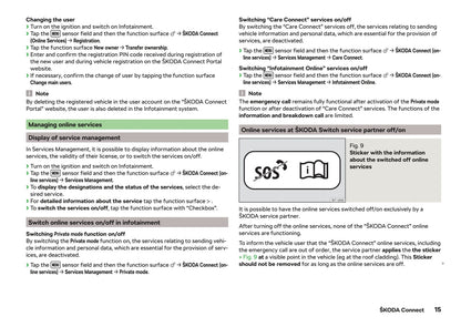 2018-2019 Skoda Octavia Owner's Manual | English