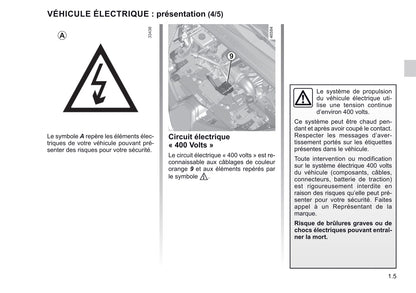 2019-2021 Renault Zoe Manuel du propriétaire | Français